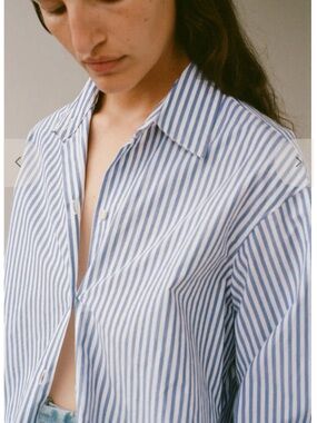 Shaina Mote Striped Classic Button Down Shirt
